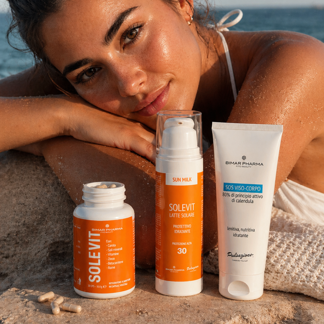 Solevit - Integratore 100% naturale abbronzatura e protezione solare
