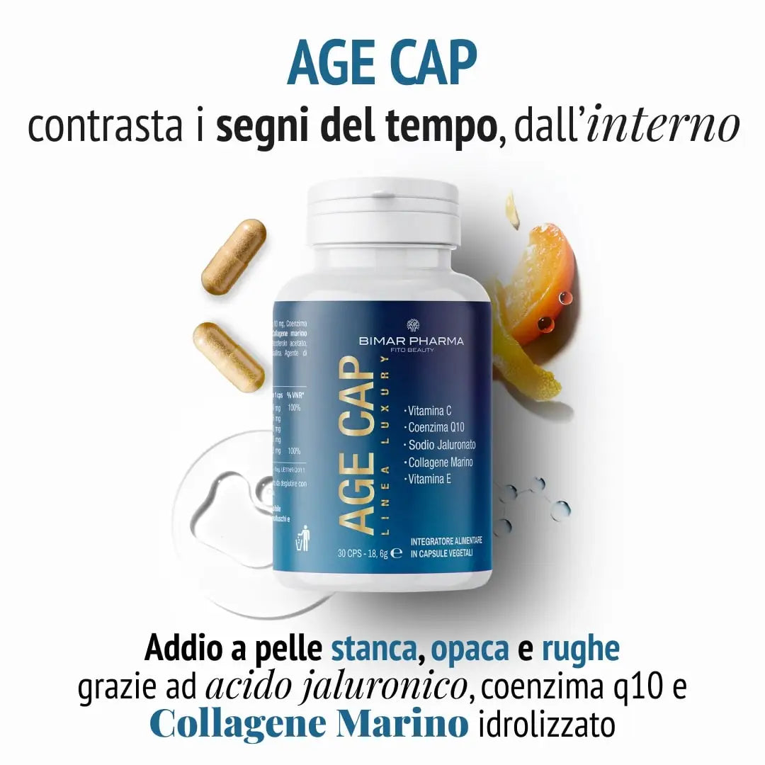 Age Cap - Anti-rughe con Collagene marino e Acido Jaluronico