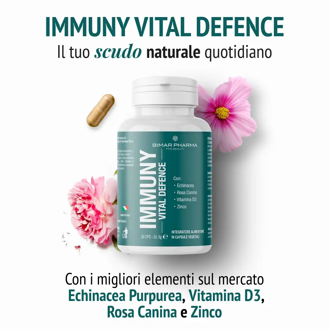 Immuny Vital Defence - Potenzia le difese immunitarie con Echinacea Purpurea e Vitamina D