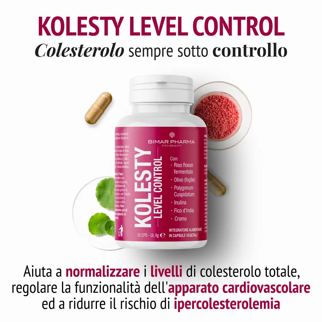 Kolesty Level Control - Colesterolo sotto controllo con Monacolina K 100% naturale