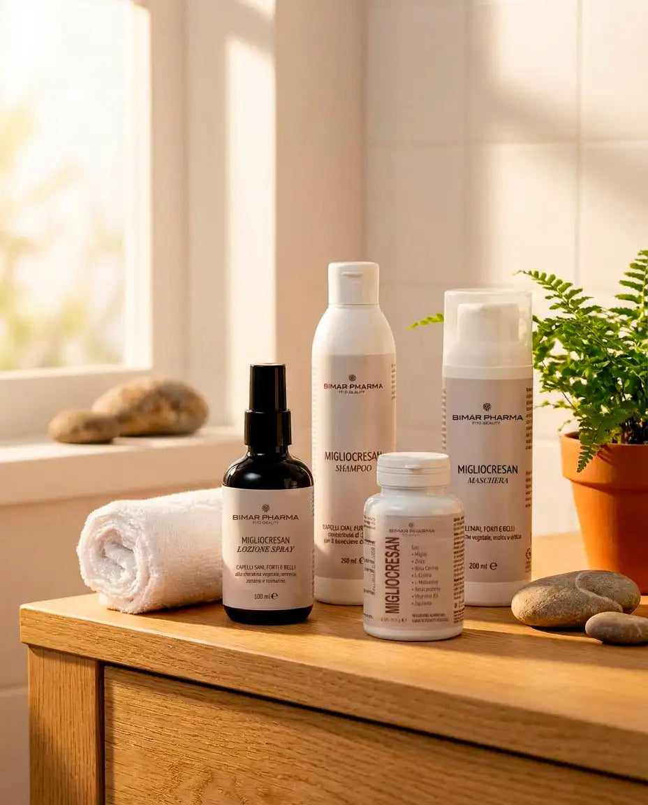 Kit Migliocresan Professionale - Per capelli fragili e indeboliti • Integratore in omaggio