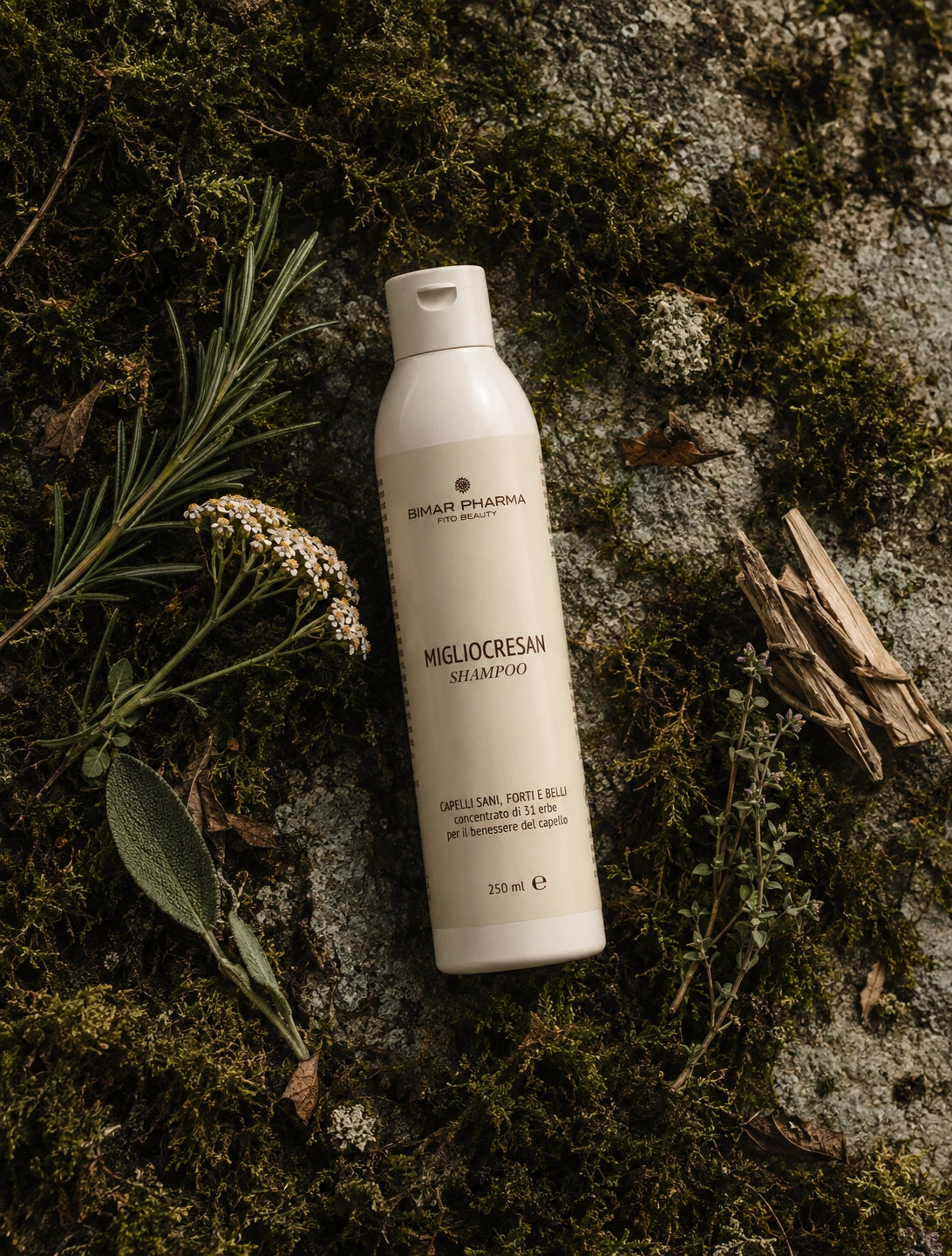 Migliocresan Shampoo – Rinforza e stimola ricrescita con concentrato di 23 erbe