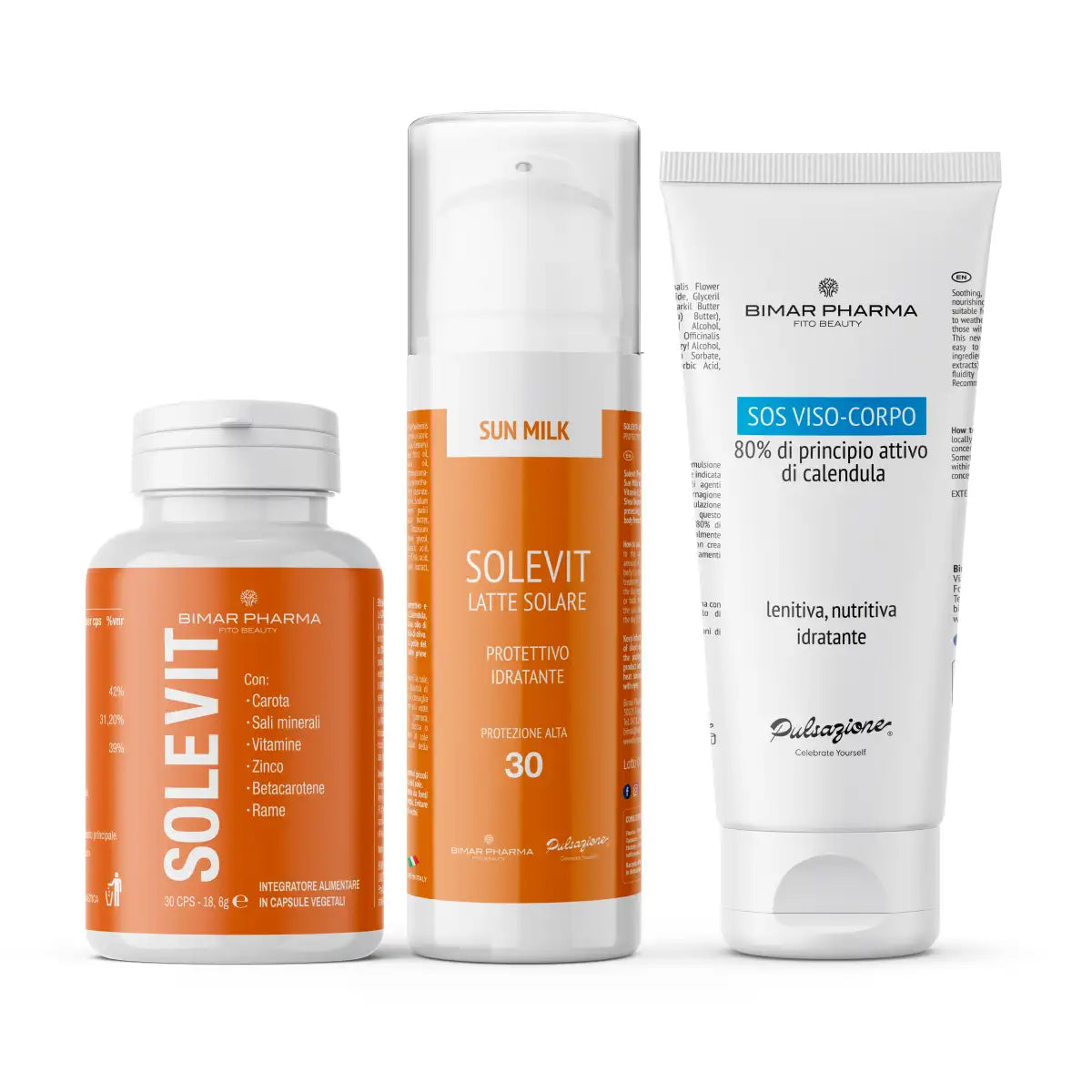 Programma Kit Sole - Abbronzatura, protezione, doposole - Integratore in OMAGGIO